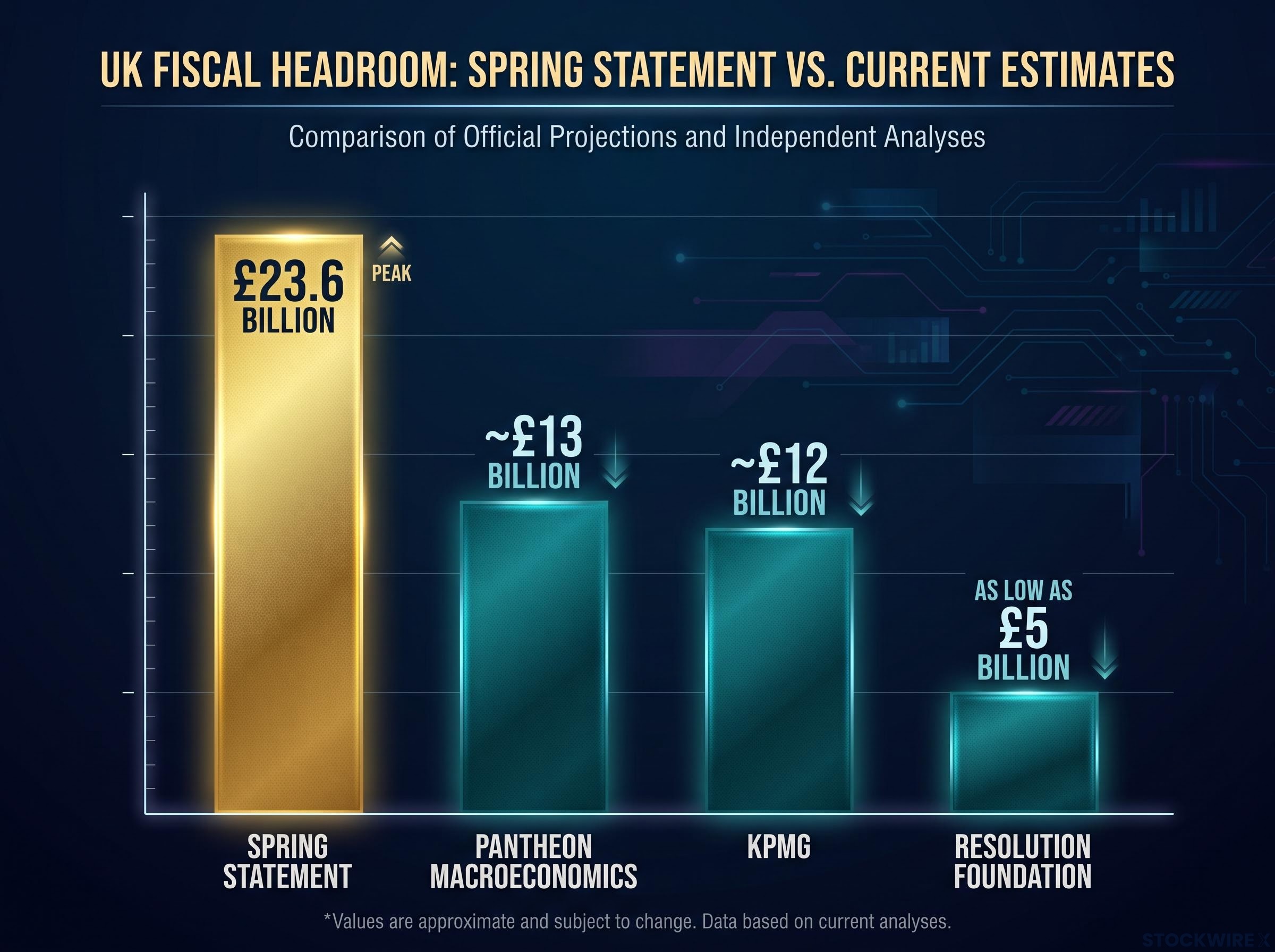 Shrinking UK Fiscal Headroom Estimates