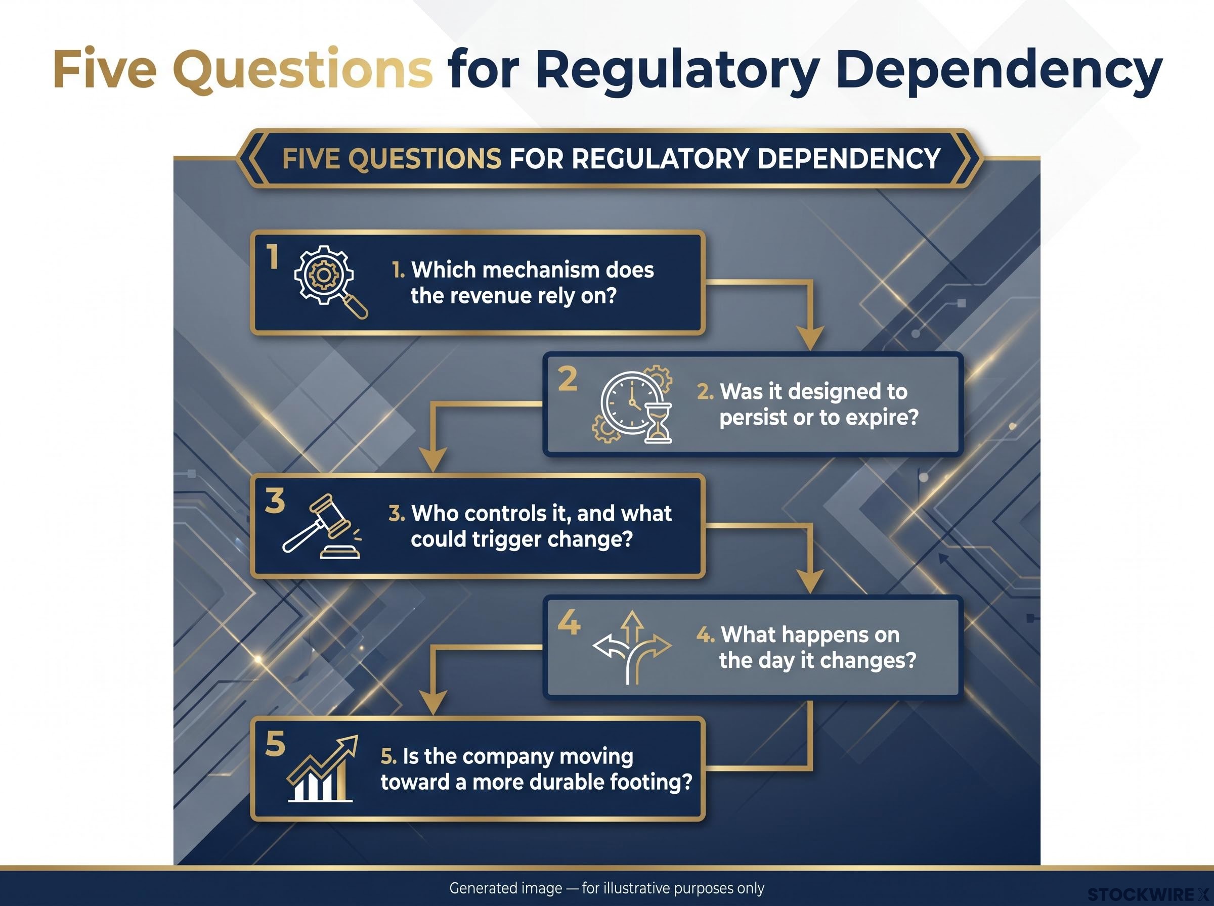 The Regulatory Dependency Checklist