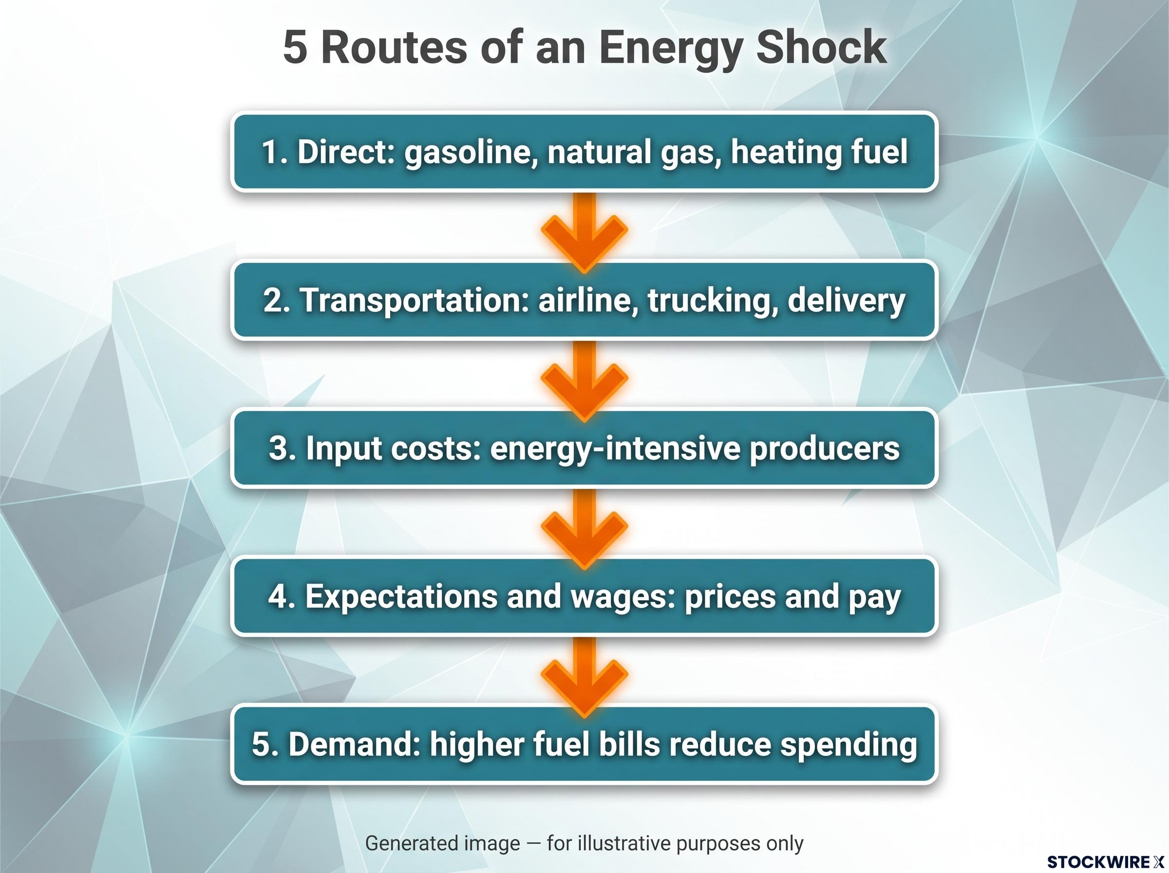 The 5 Routes of an Energy Shock