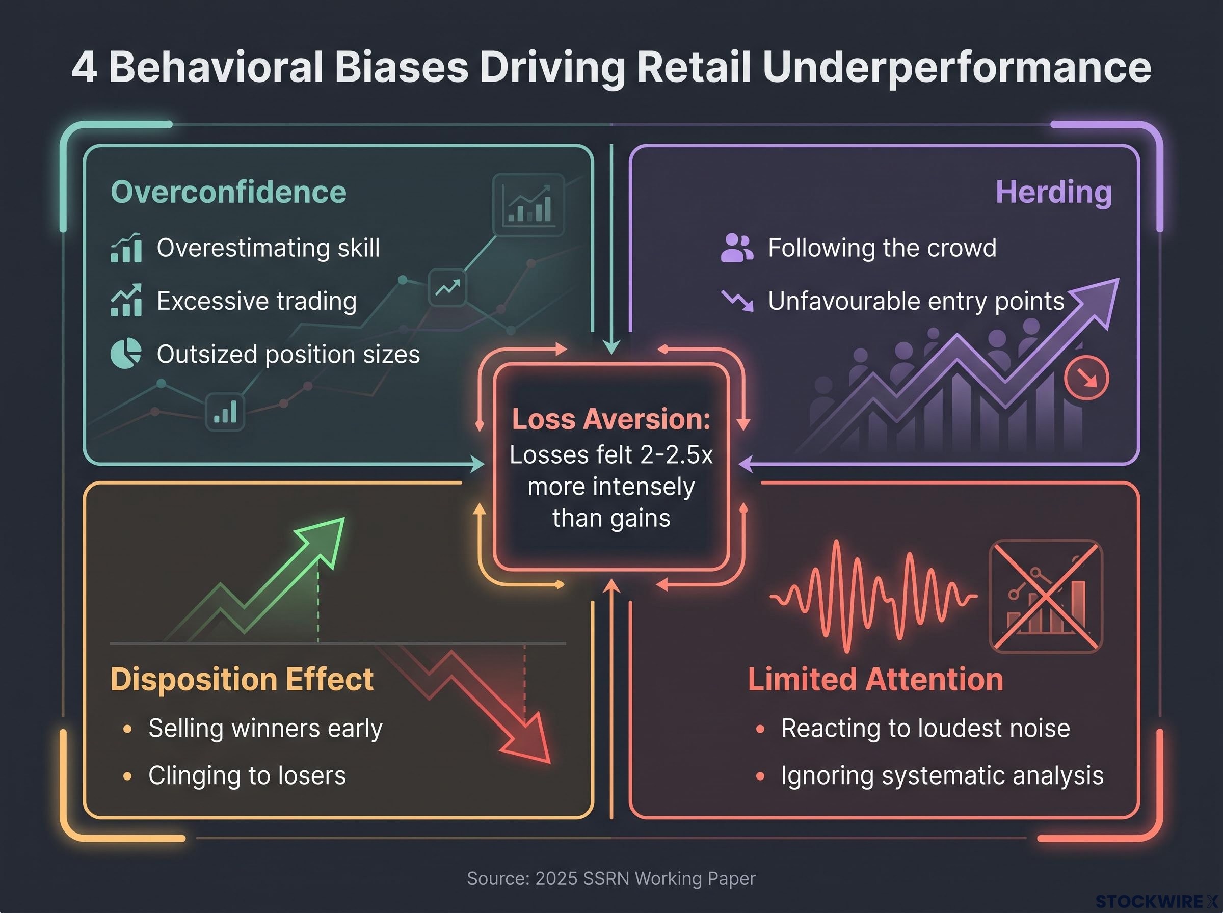 The 4 Behavioral Biases Sabotaging Retail Traders