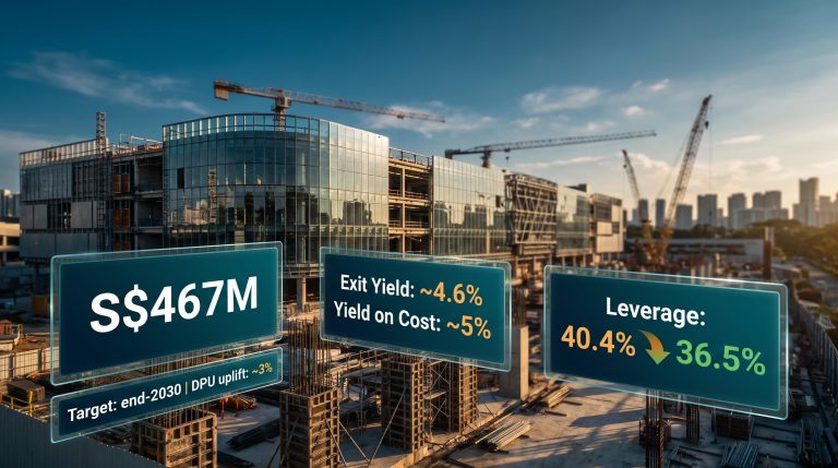 Frasers Centrepoint Trust capital recycling analysis: S$467M White Sands sale vs Bayshore Drive 2030 growth stake