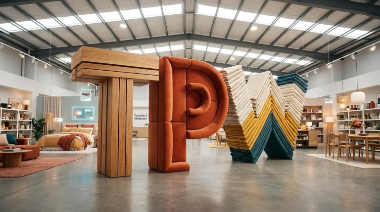 creative furniture letter display