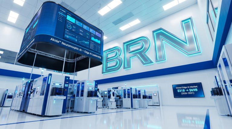 high-tech facility with screens