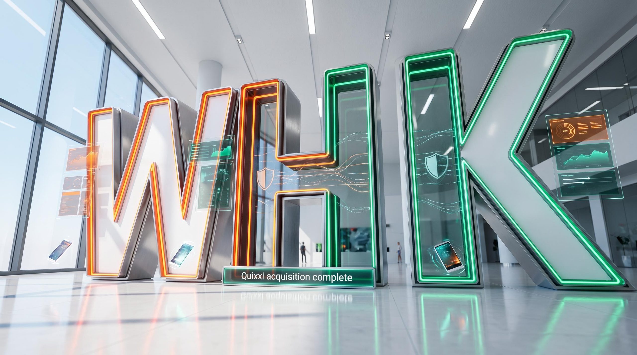 WHK digital letters display