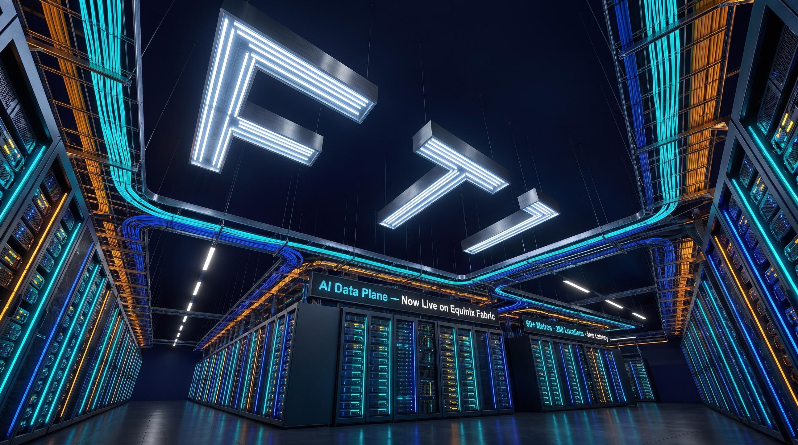 Modern data servers interior