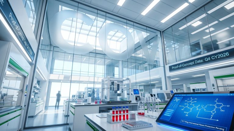 Modern laboratory interior