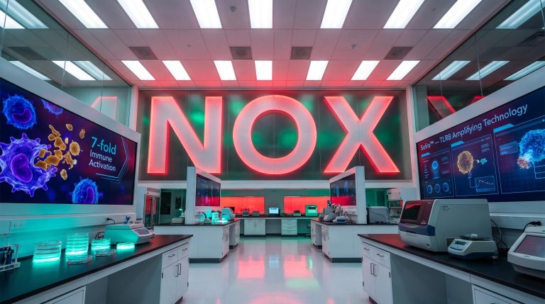 High-tech laboratory interior