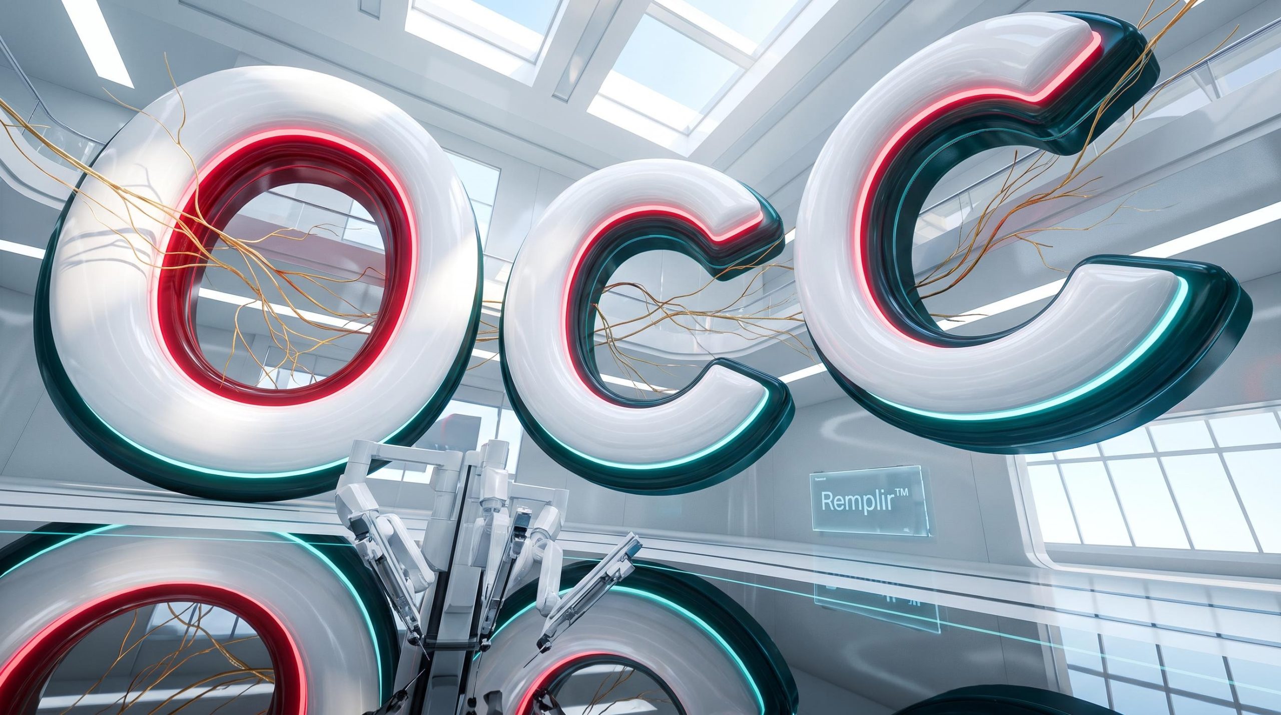 3D OCC display with wires
