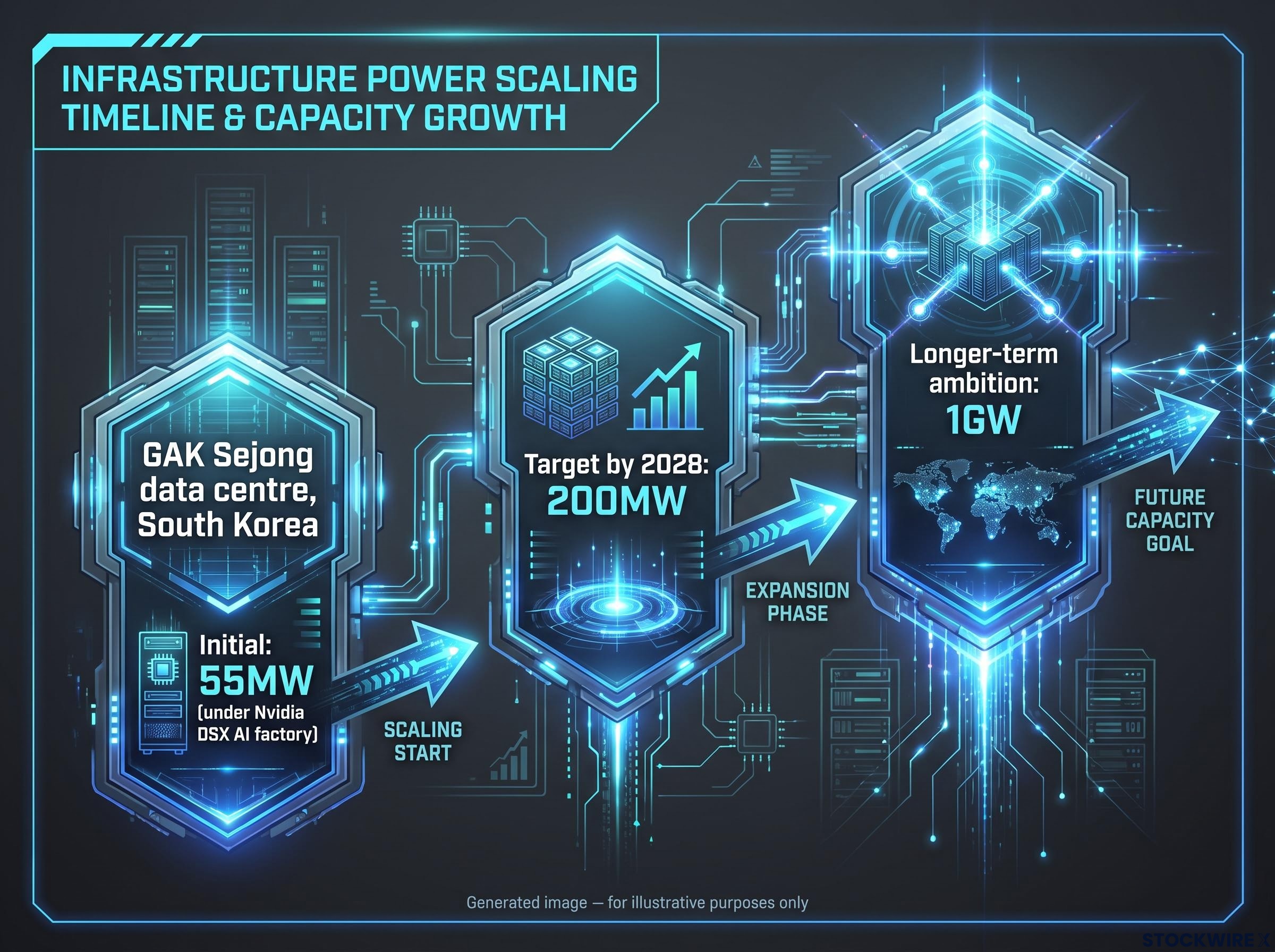 GAK Sejong Capacity Scaling Timeline