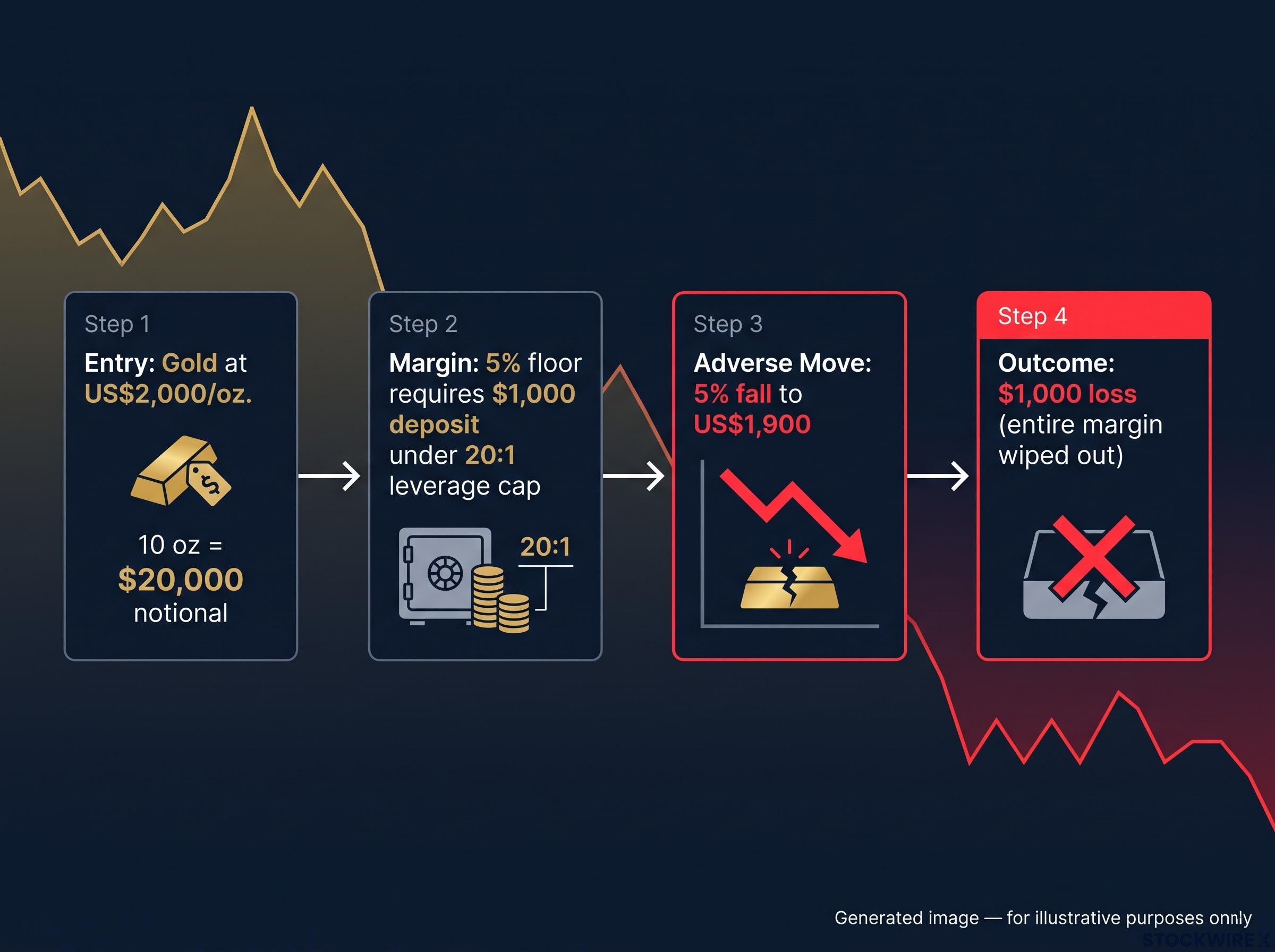 The Mechanics of a 5% Margin Wipeout