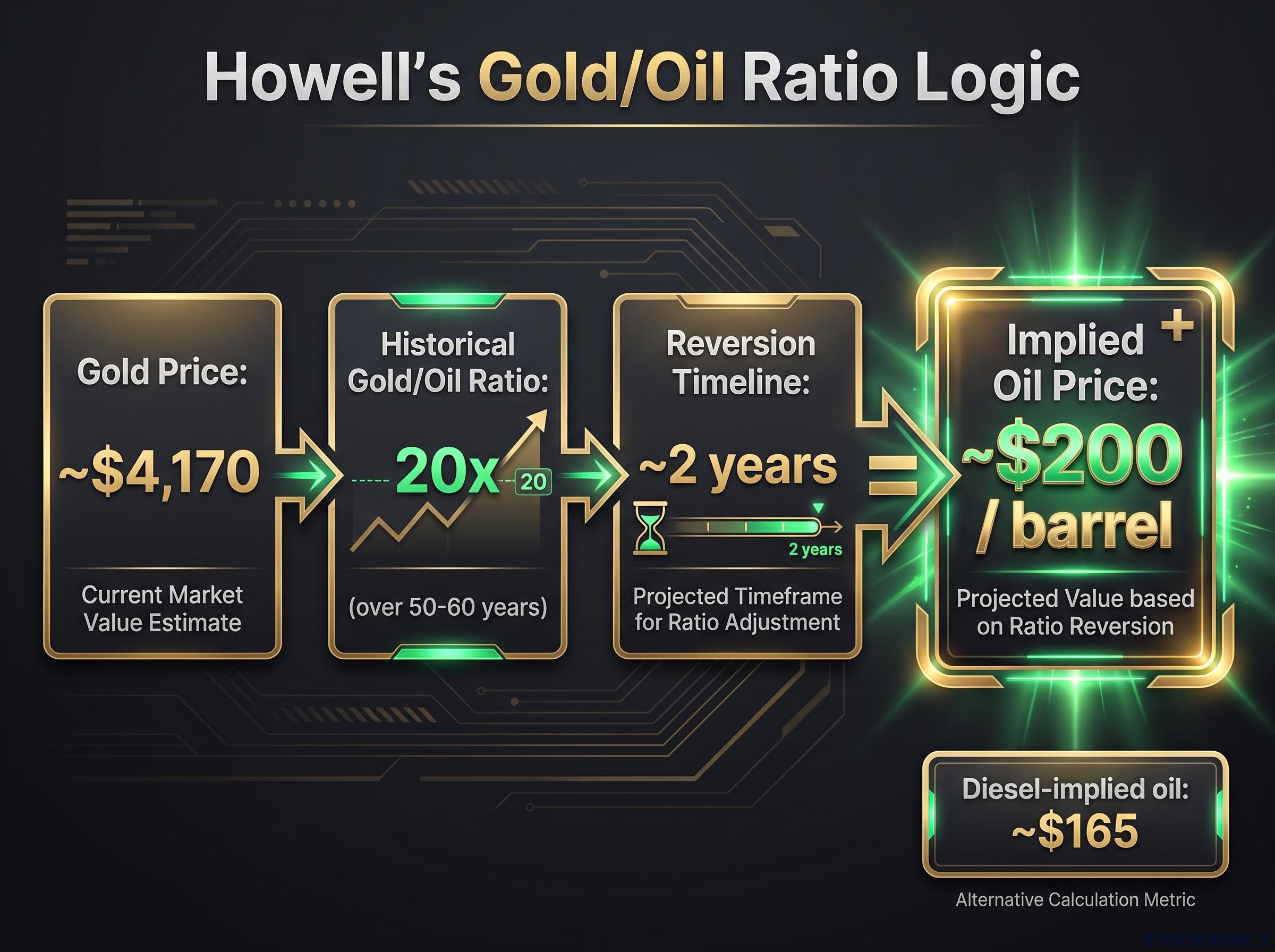 The Gold/Oil Ratio Arithmetic