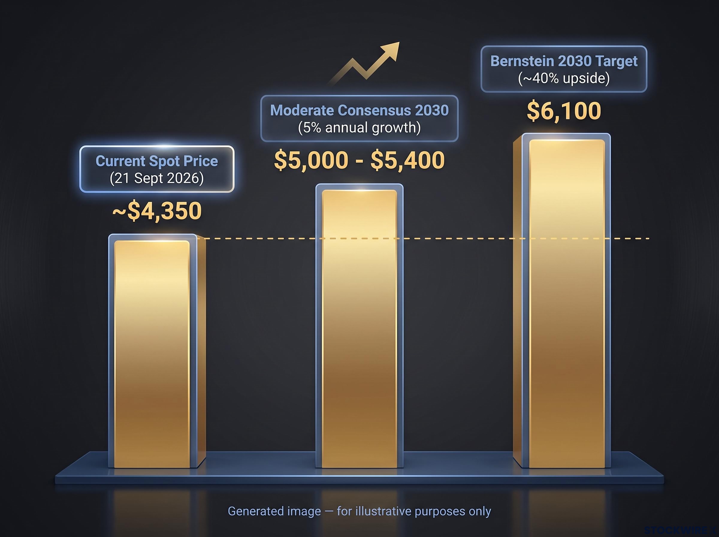 Gold 2030 Price Projections: Bernstein vs. Consensus