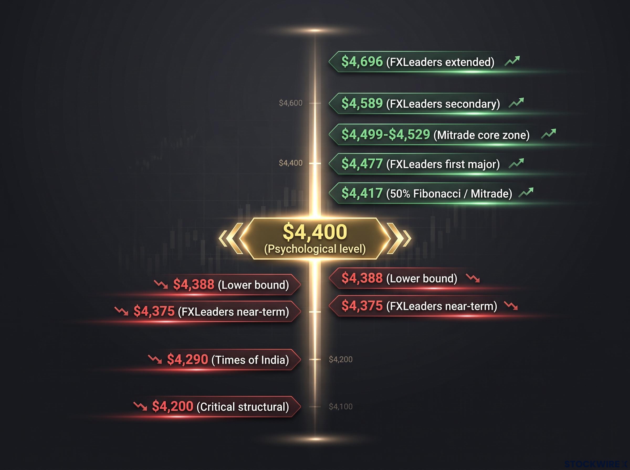 Gold's Critical Price Map