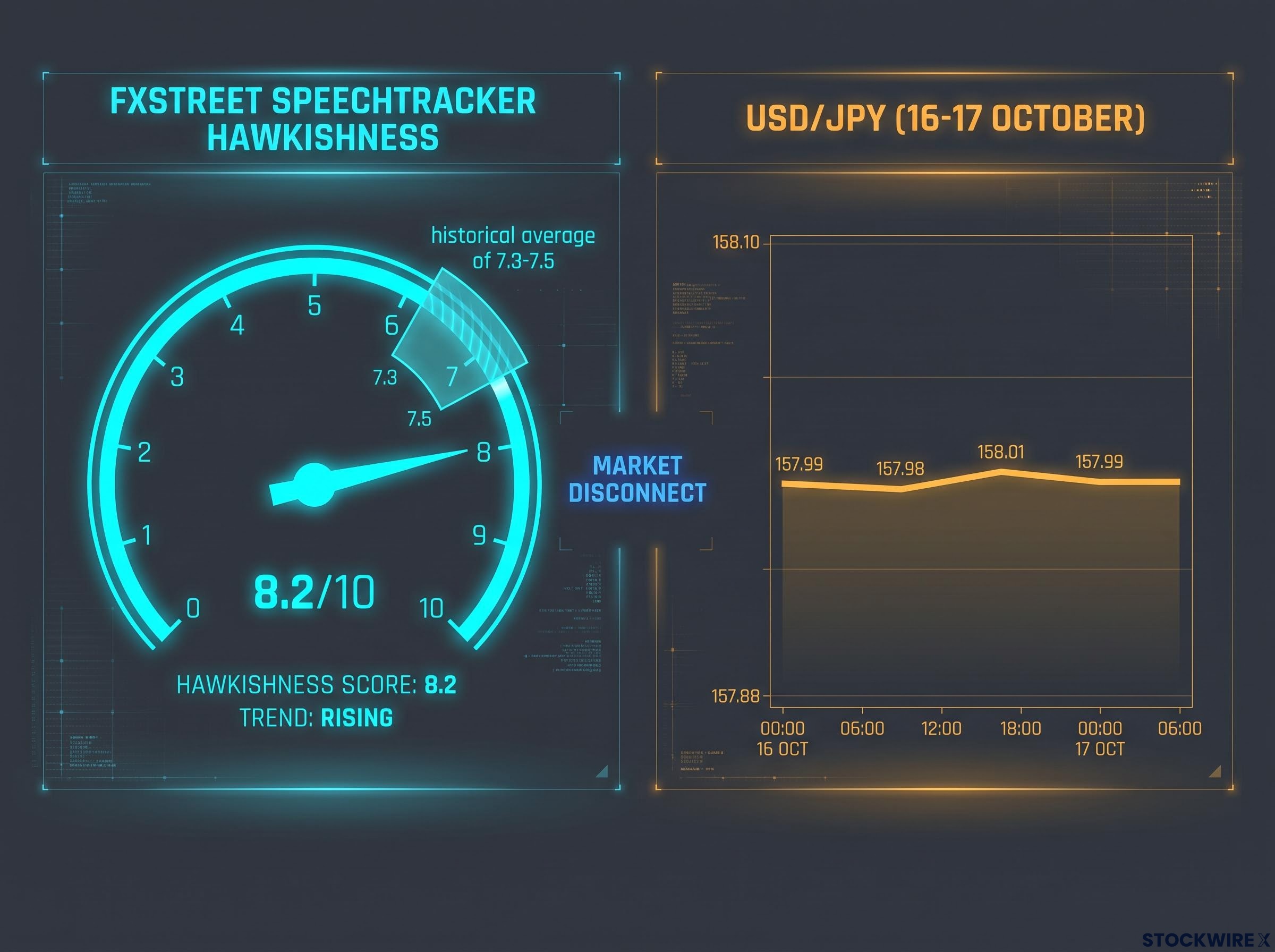The Disconnect: Hawkish Rhetoric vs Flat Market Response