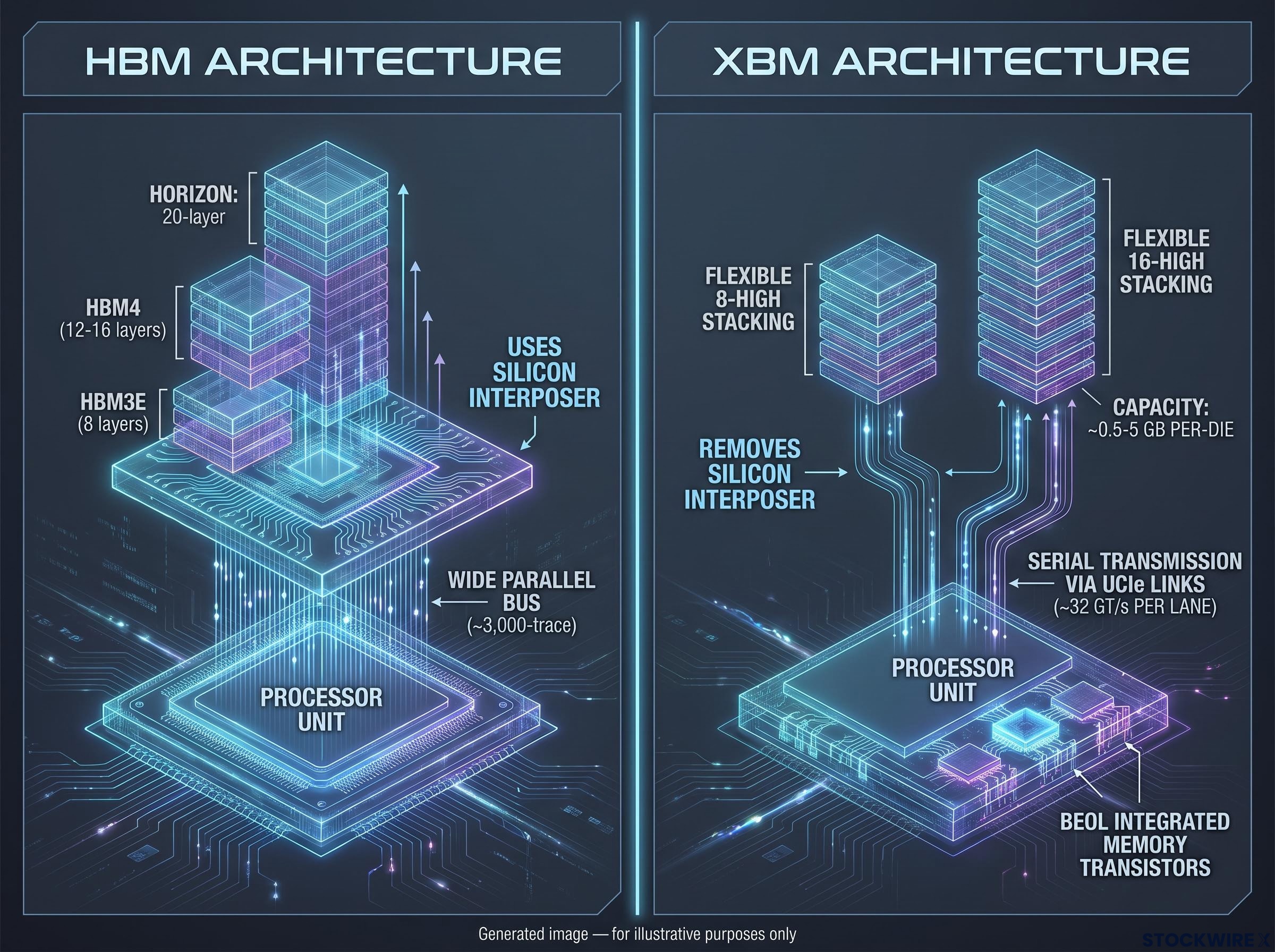 Architectural Differences: HBM vs XBM