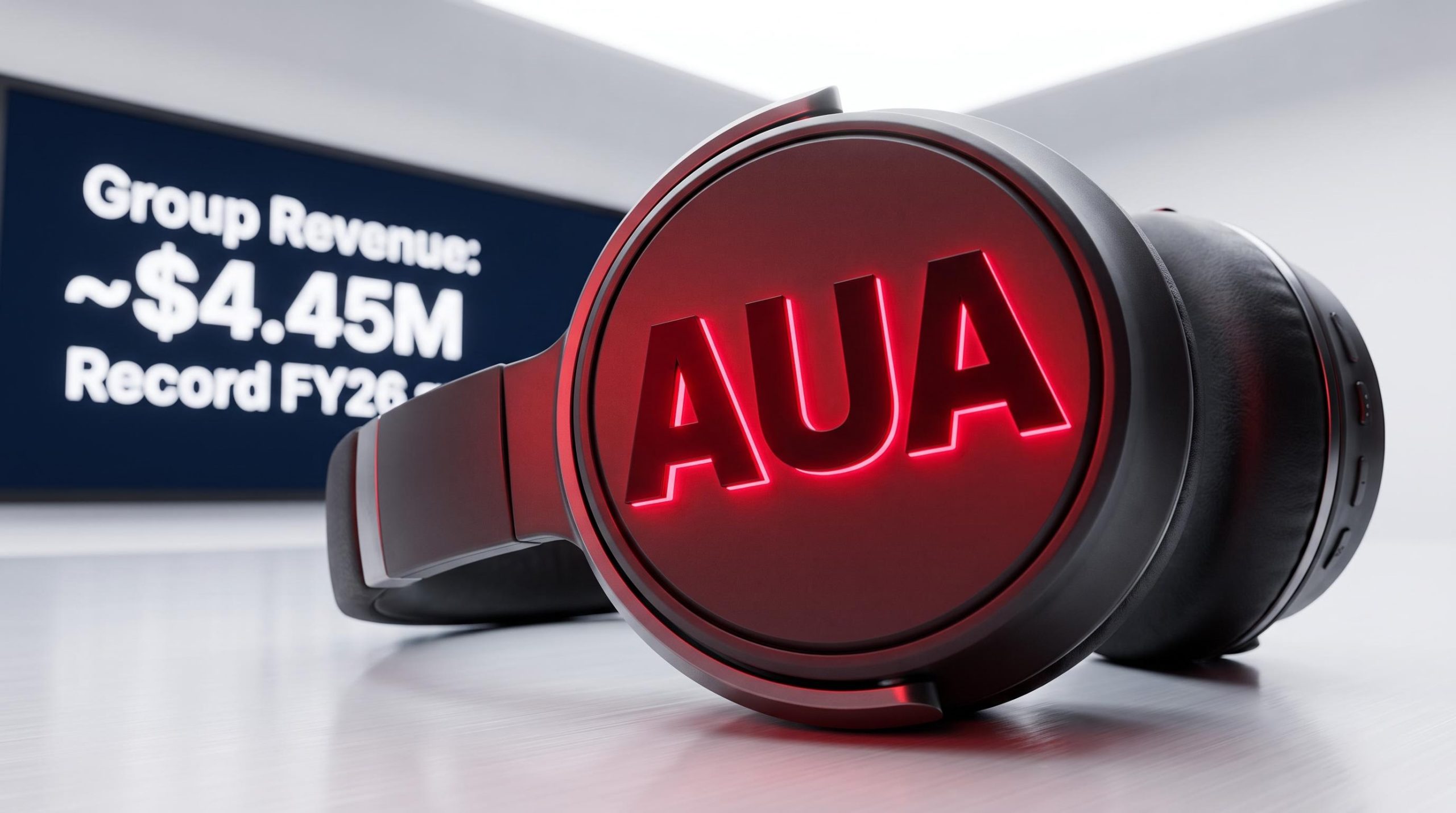 Headphones with revenue sign