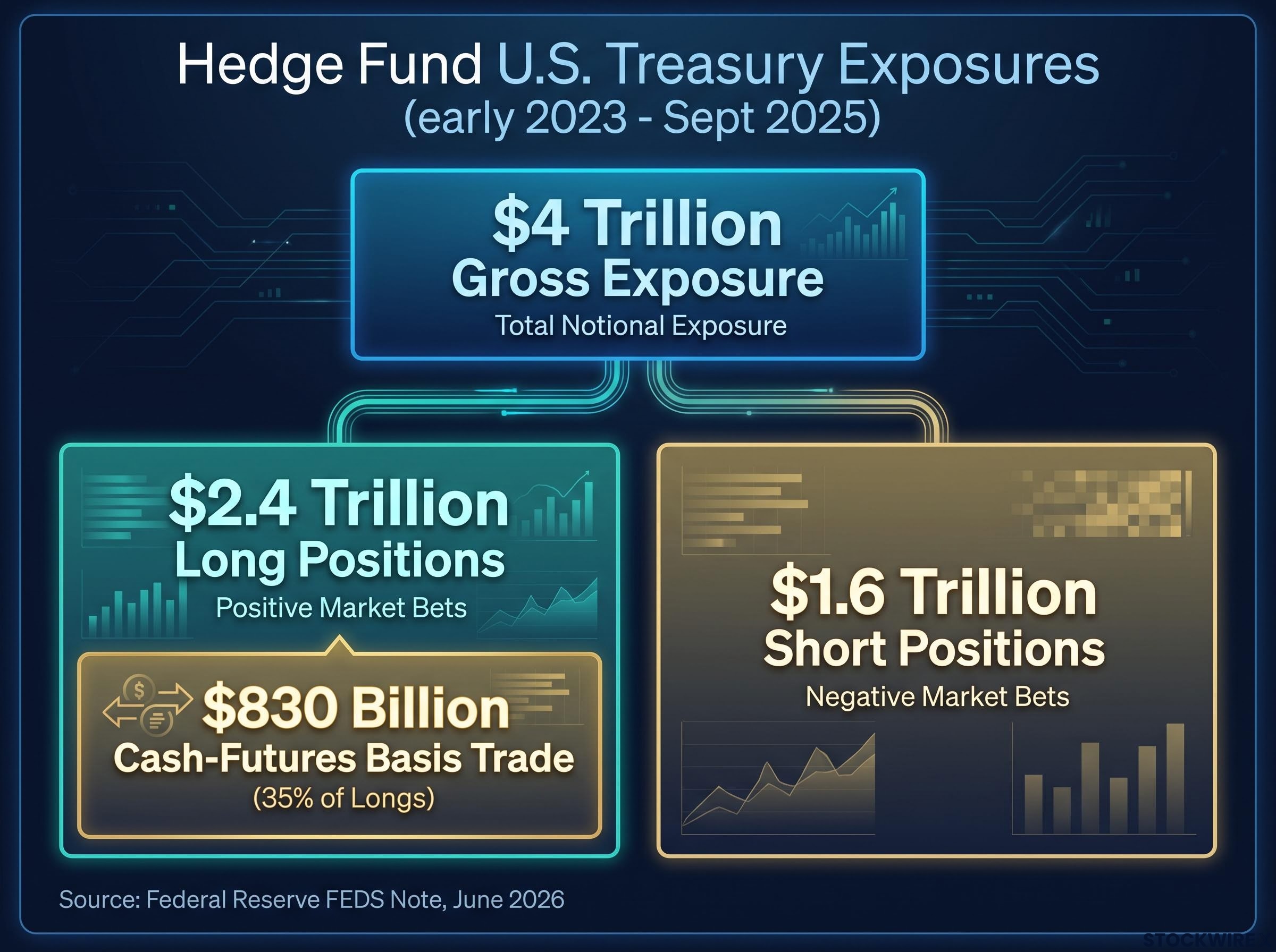 Breakdown of Hedge Fund U.S. Treasury Exposures