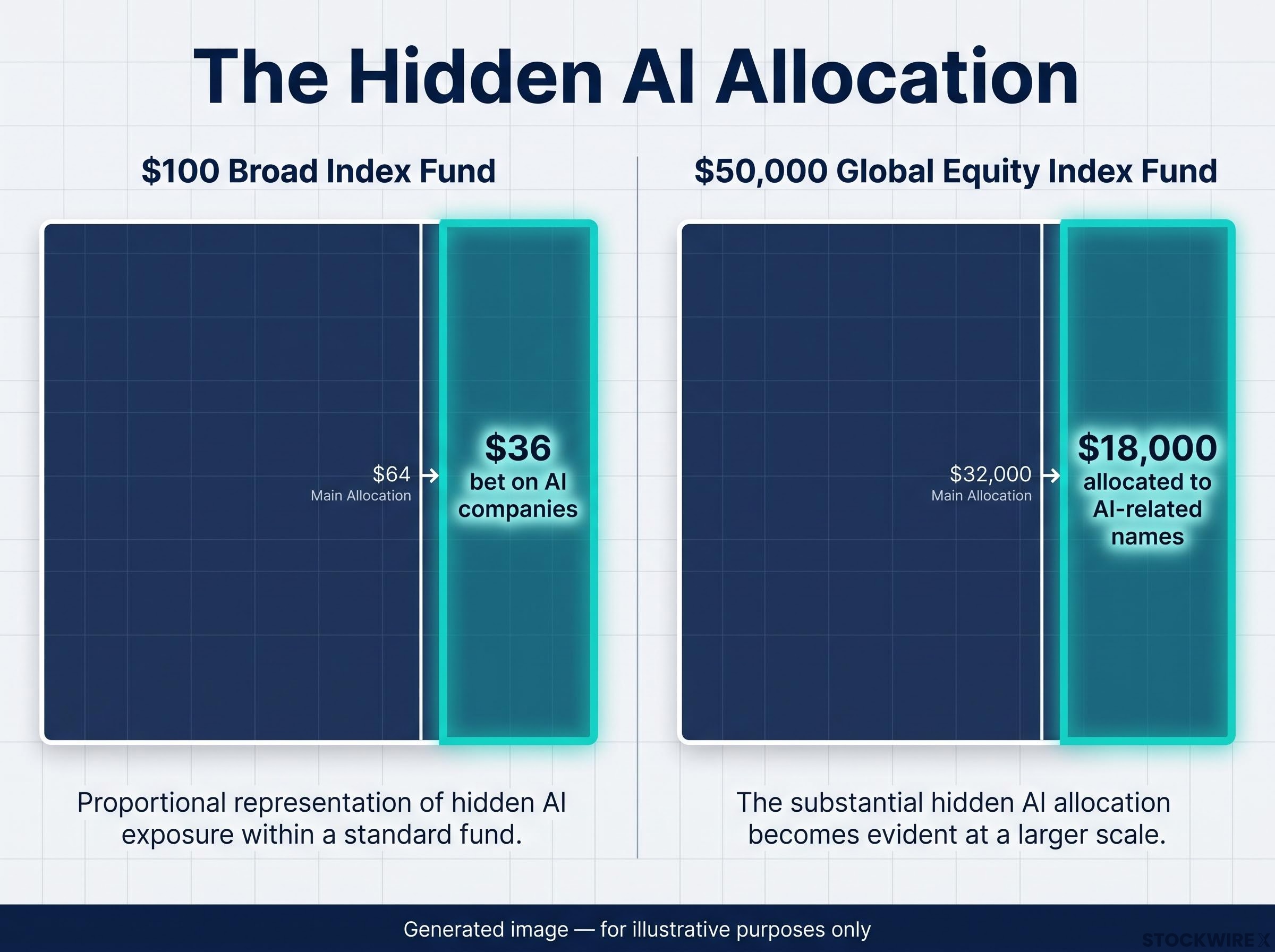 The Hidden AI Allocation in Passive Index Funds