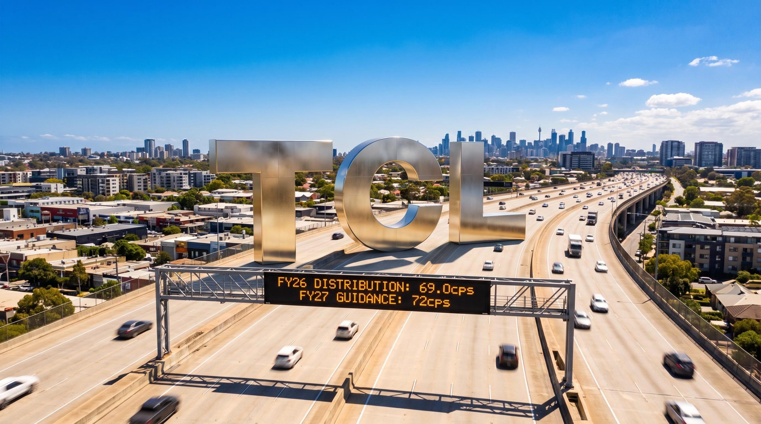 large sign over highway
