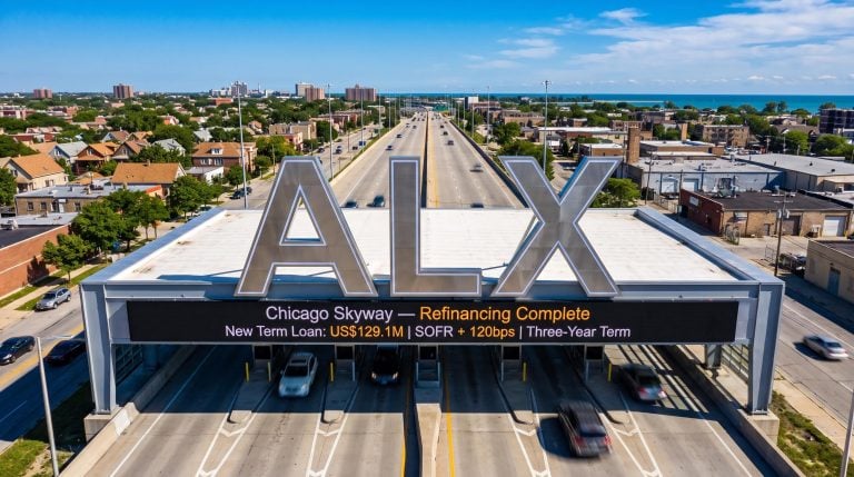 Chicago Skyway toll plaza