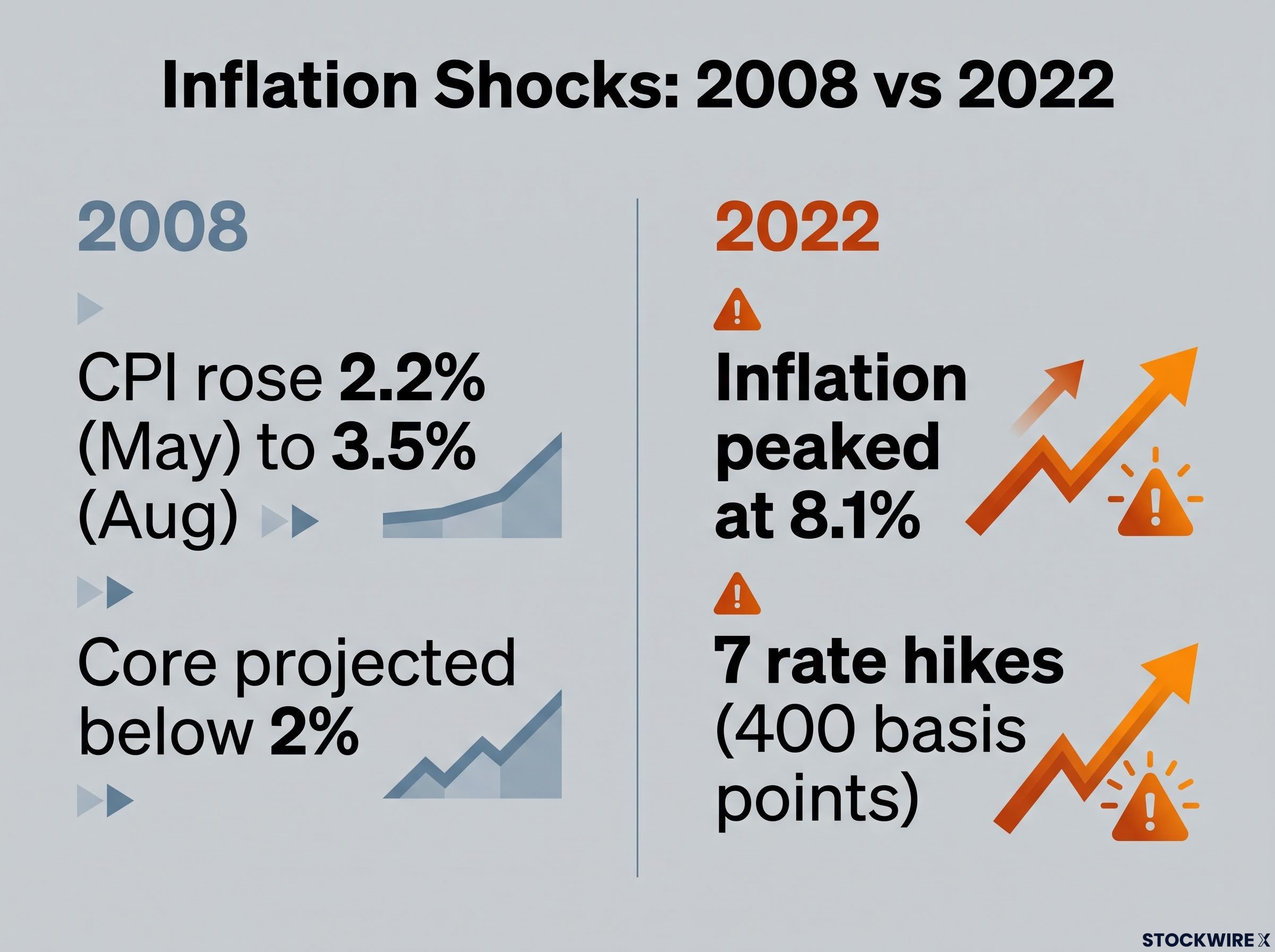 A Tale of Two Shocks: 2008 vs 2022
