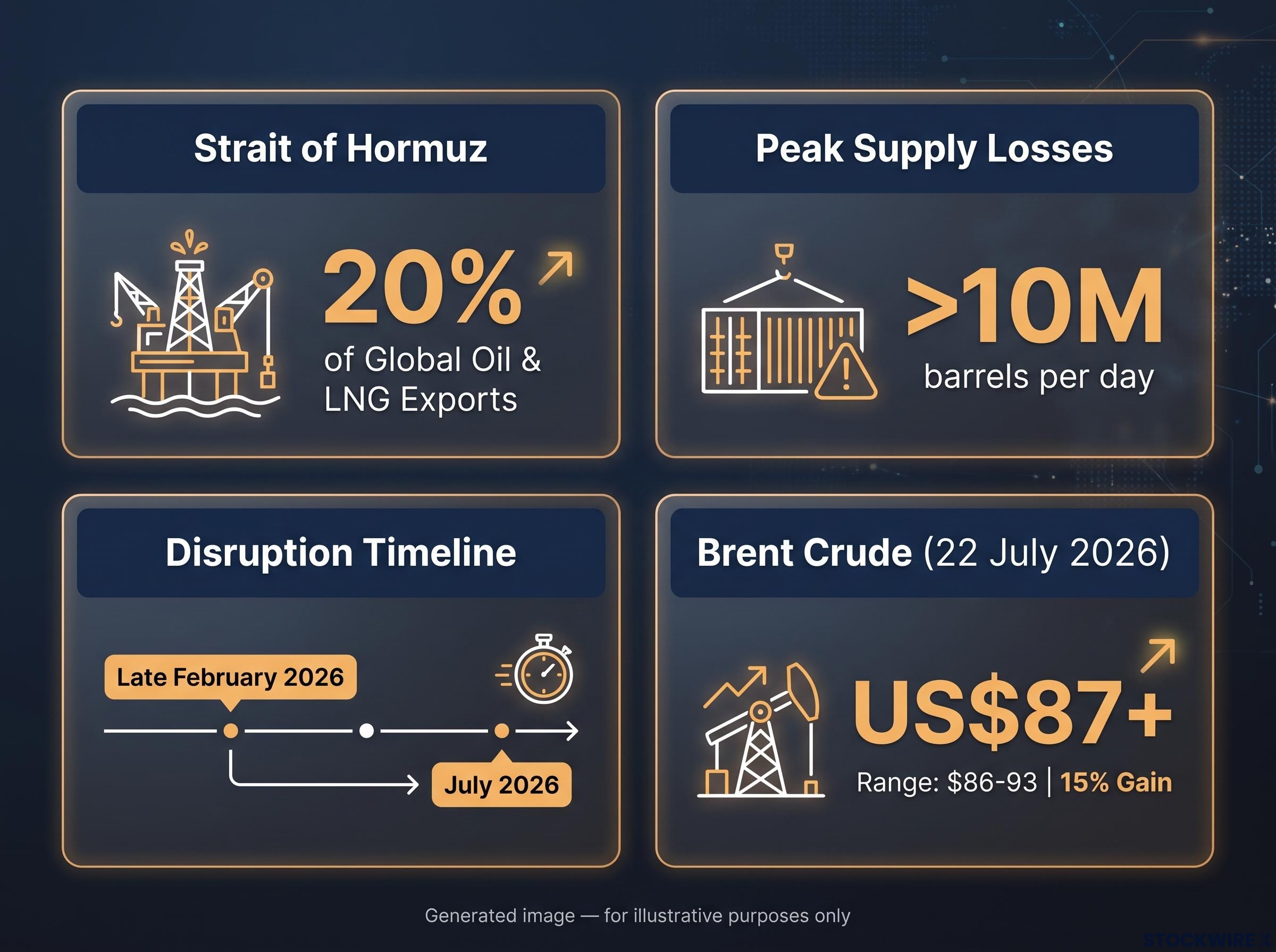 Hormuz Disruption: Key Energy Metrics