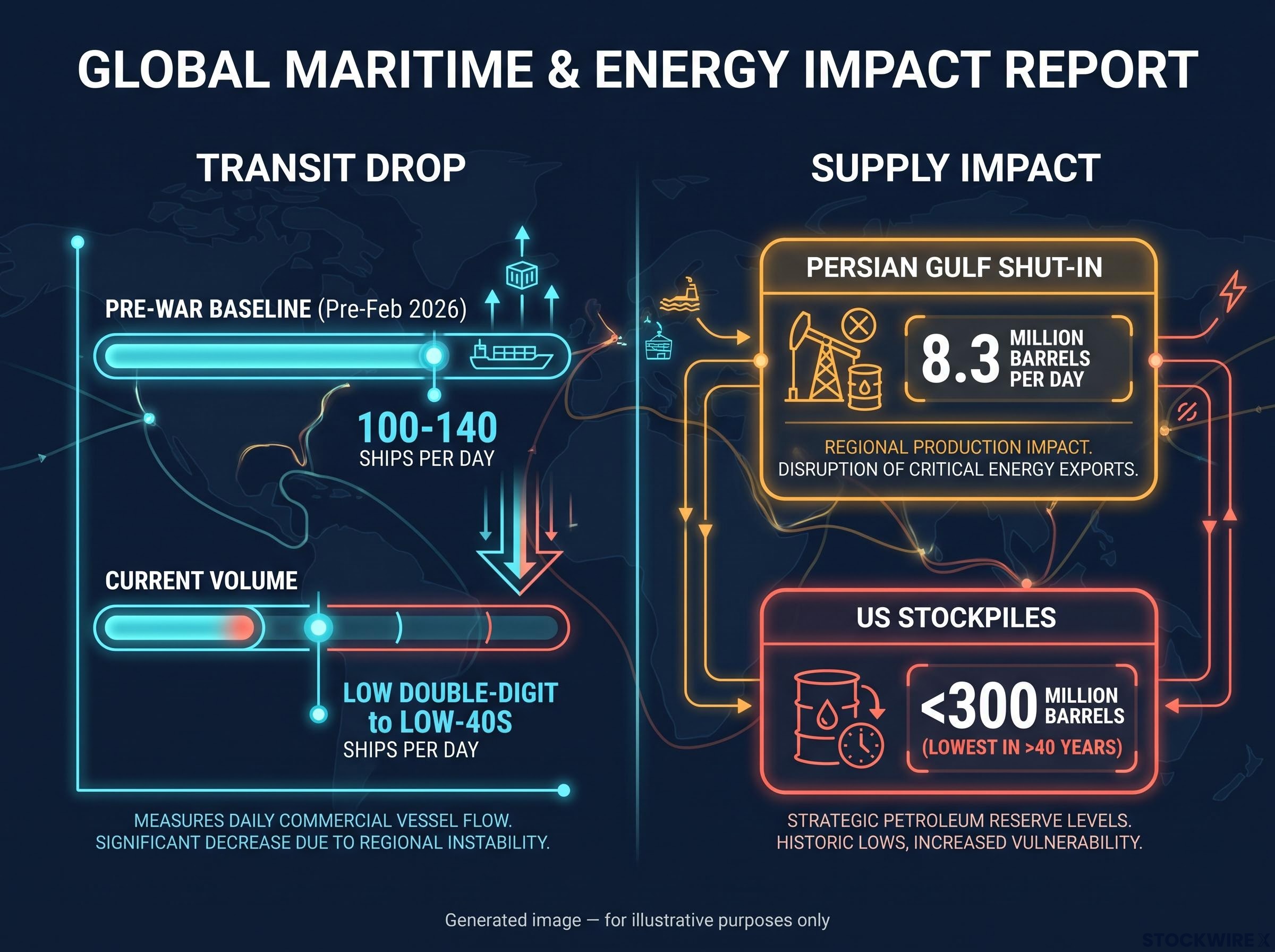 The Physical Scope of the Hormuz Disruption