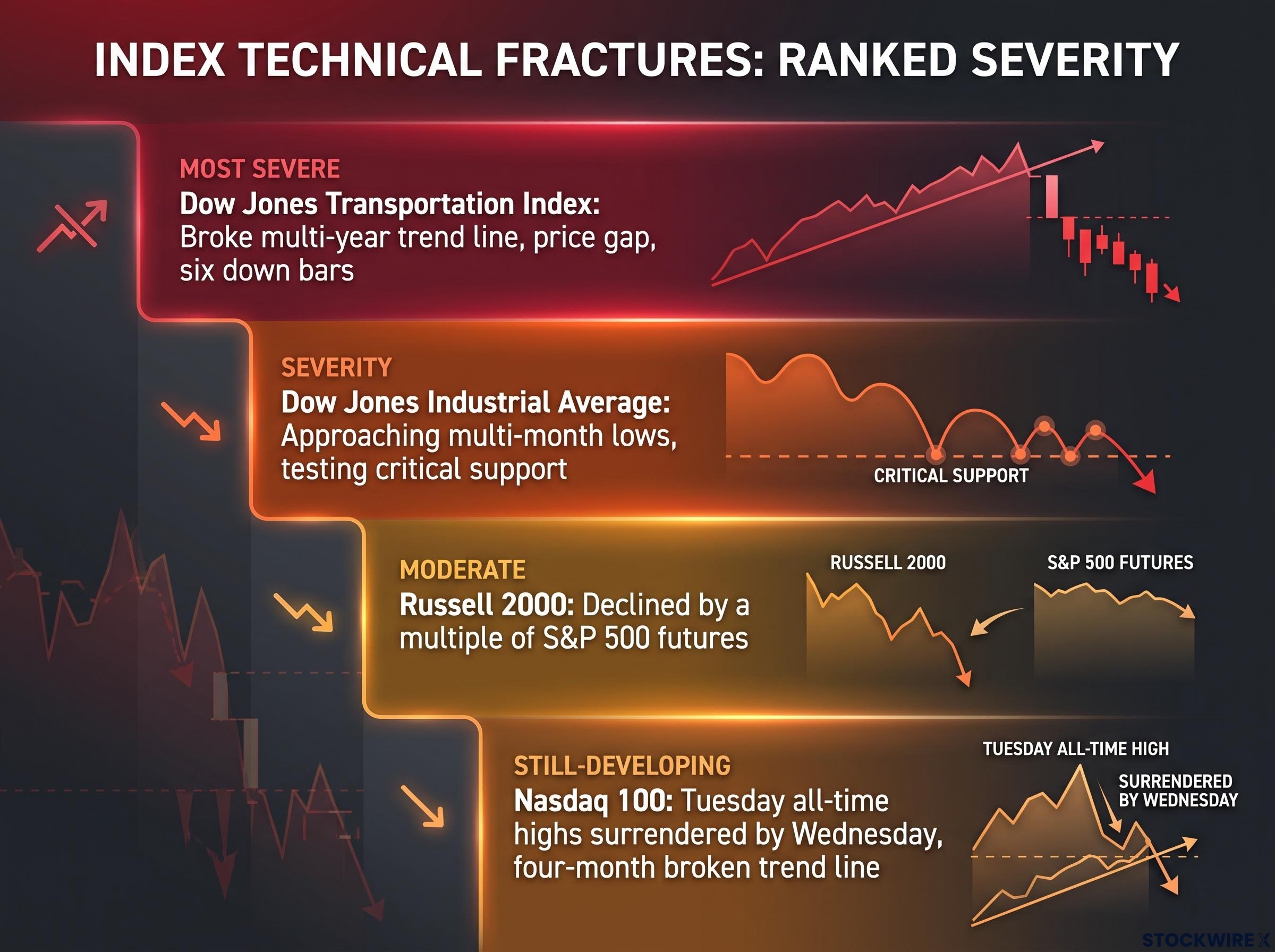 Index Technical Fractures: Ranked Severity