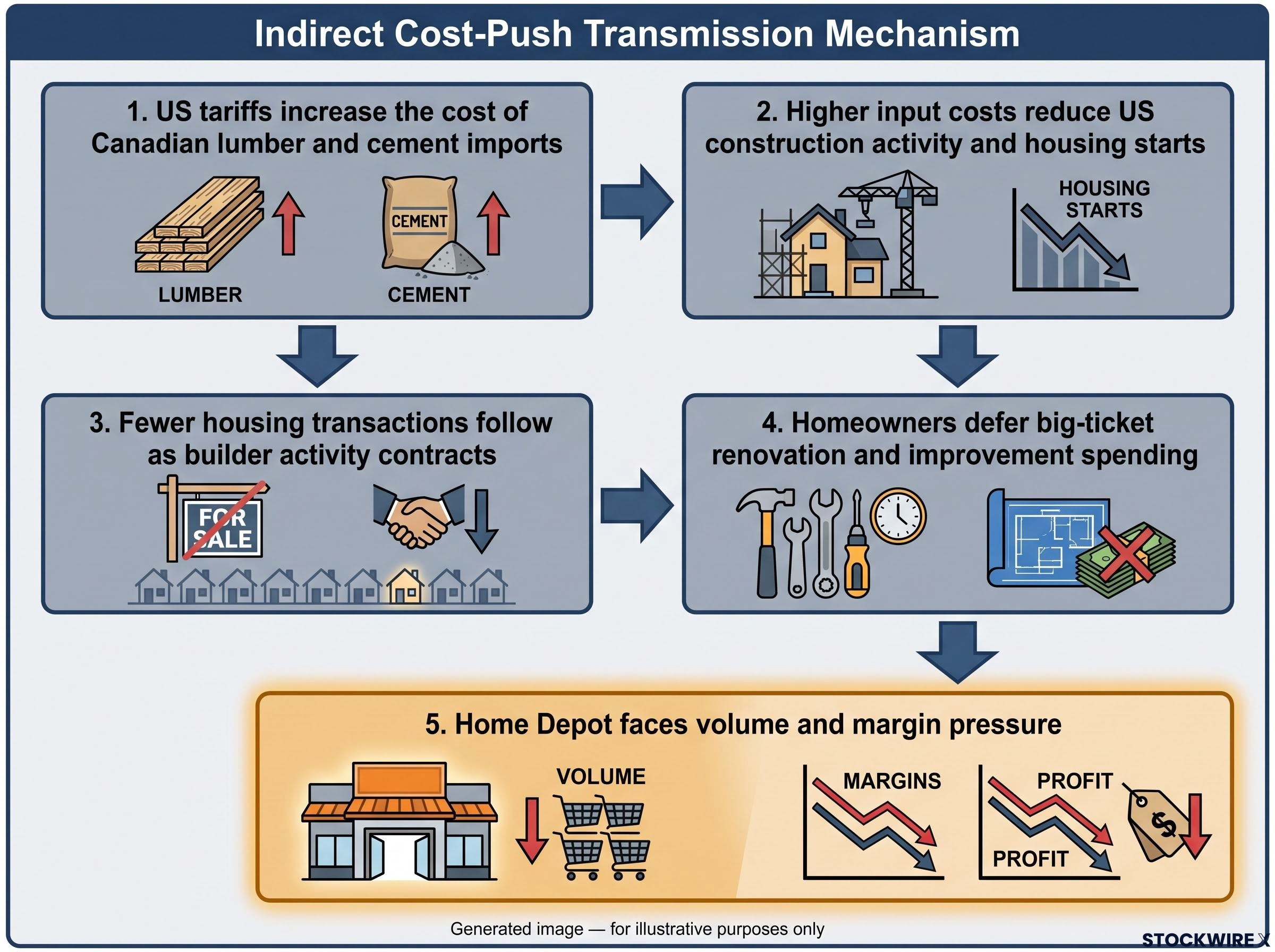 The Indirect Cost-Push Chain
