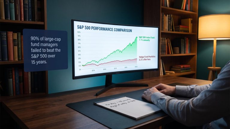 Individual investor reviewing S