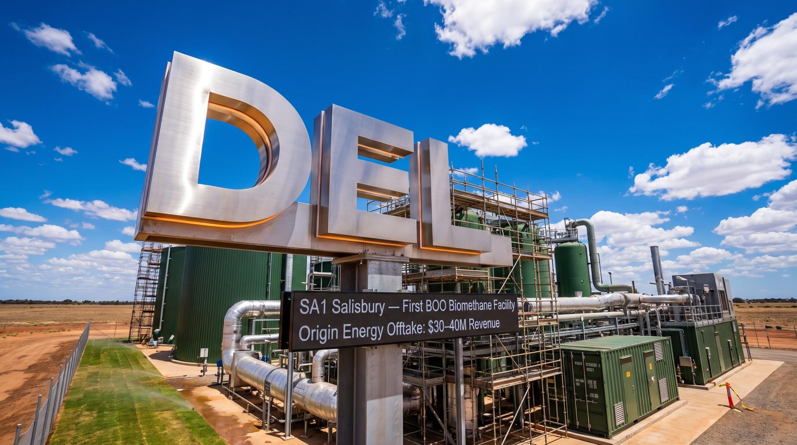 biomethane plant landscape