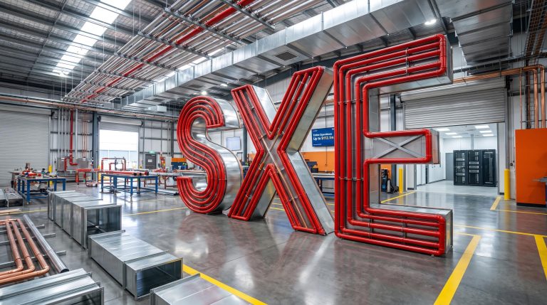 SXE pipes in warehouse