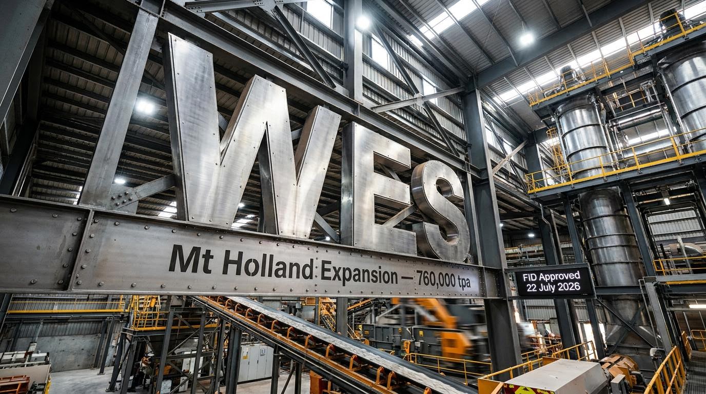 Metal structure inside factory