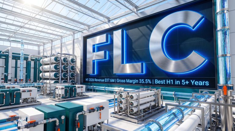 High-tech facility interior