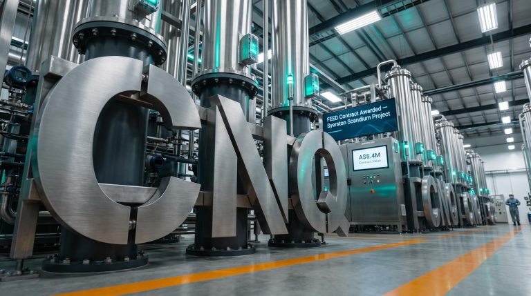 Clean TEQ Water Ltd Wins A$2m FEED Contract at Syerston Scandium Project