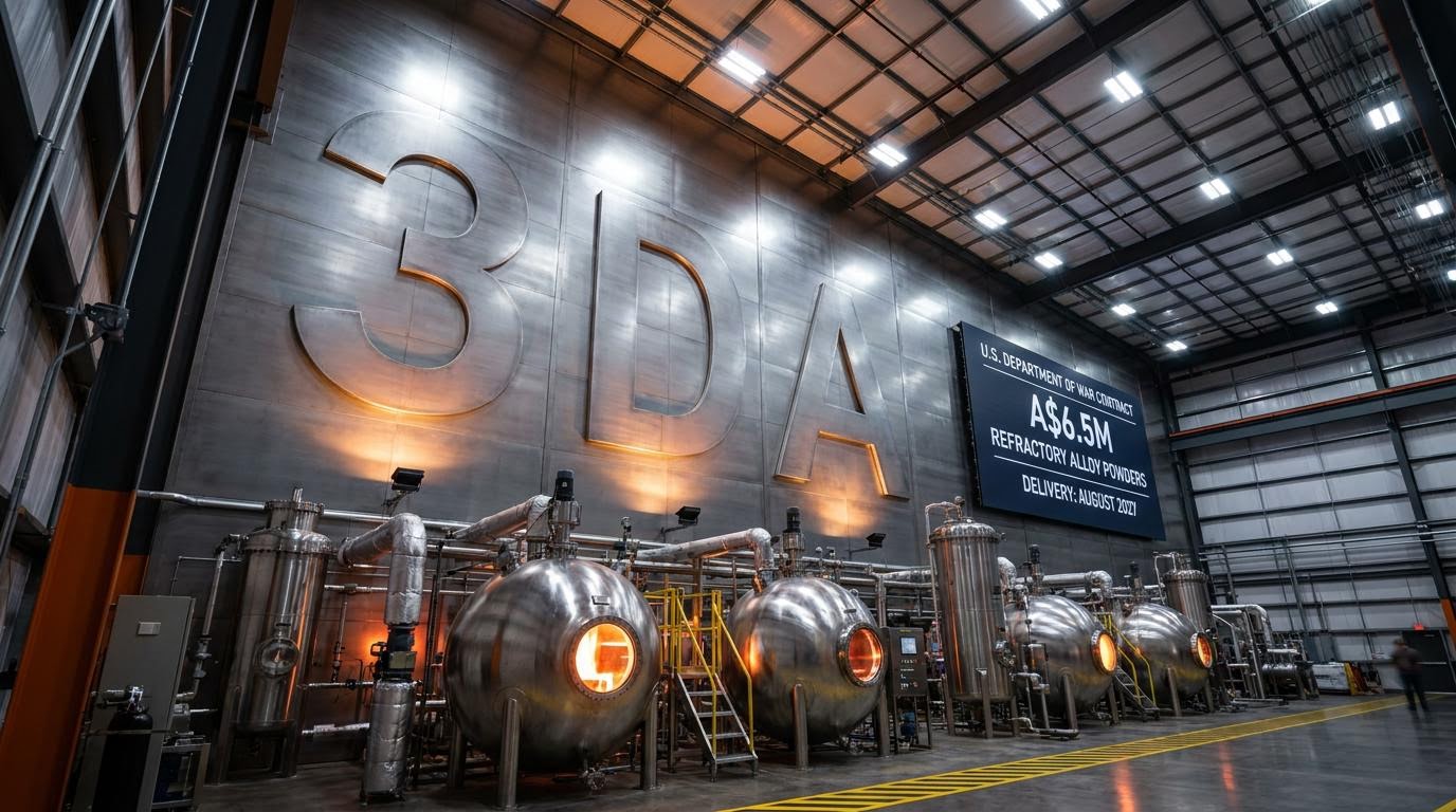 Industrial facility with machinery