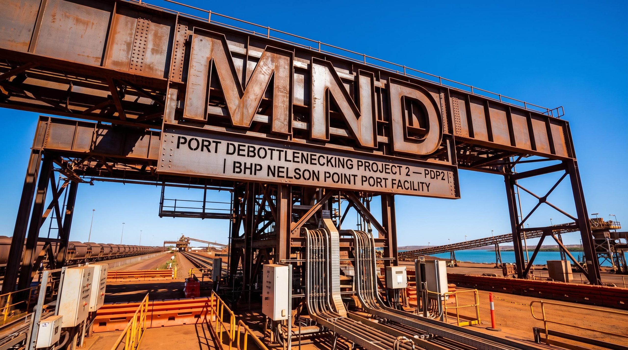 Metal port facility structure