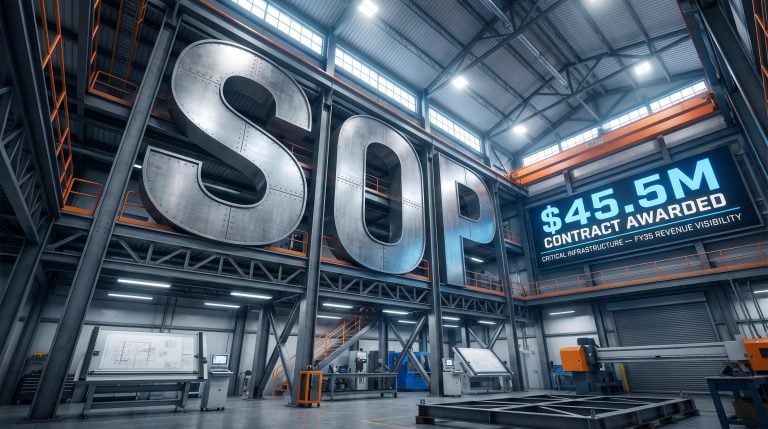 warehouse with SOP sign