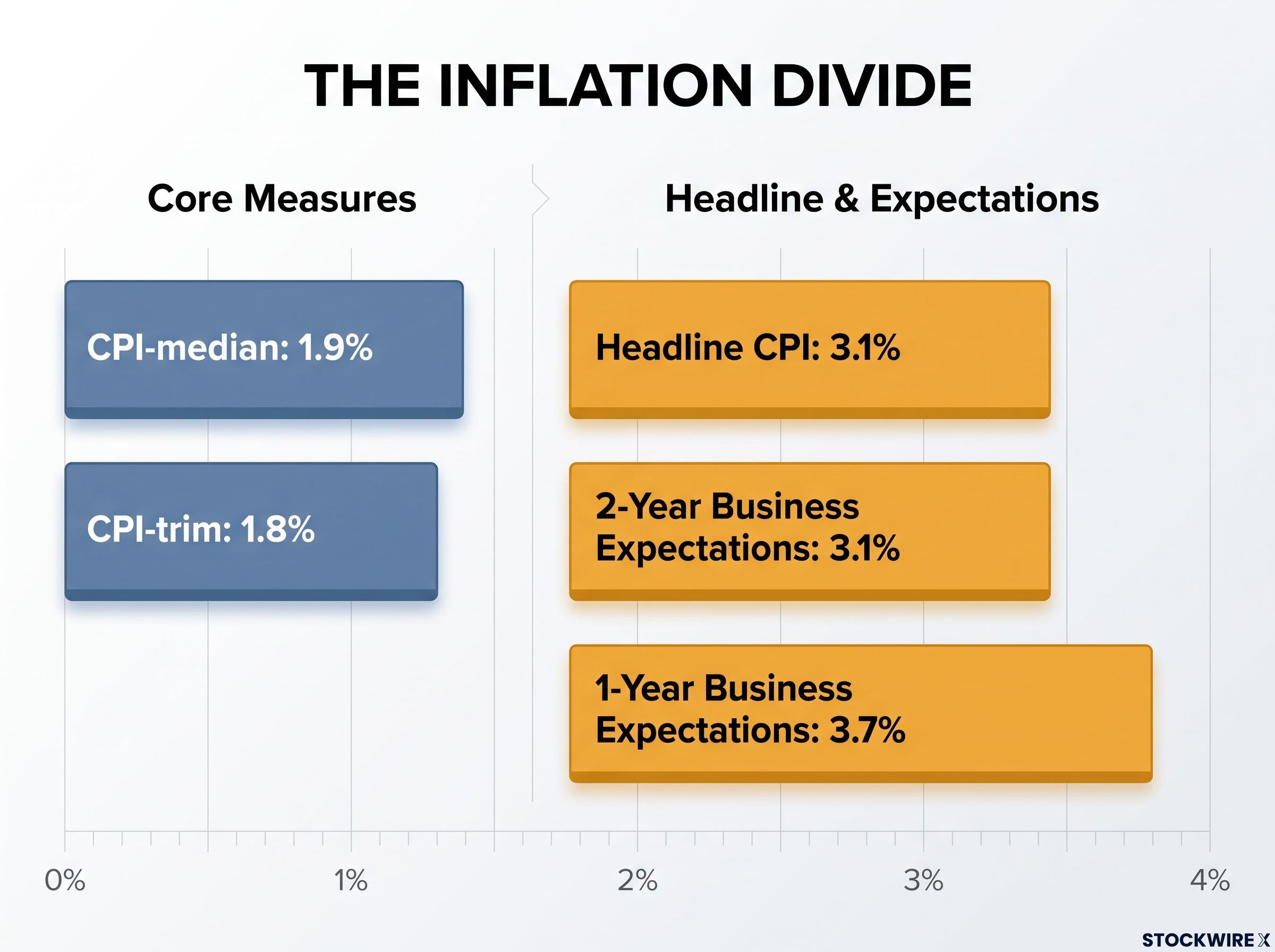 The Inflation Divide: Core vs. Expectations