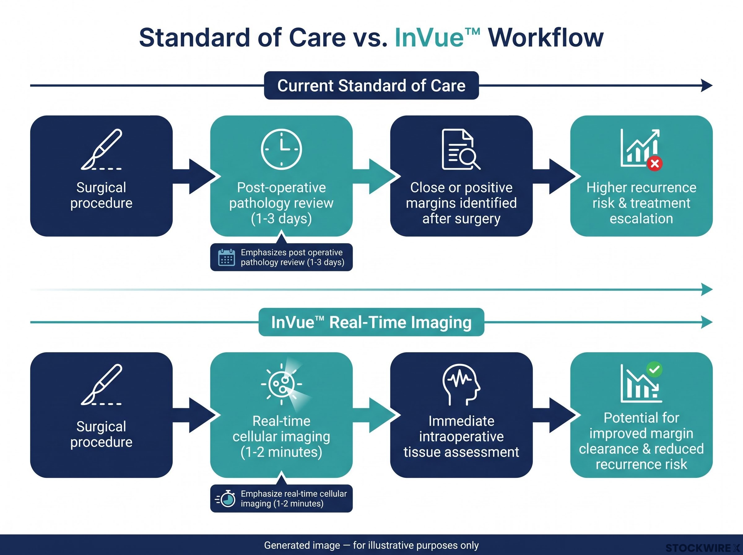 Current Standard of Care vs. InVue™ Intraoperative Imaging