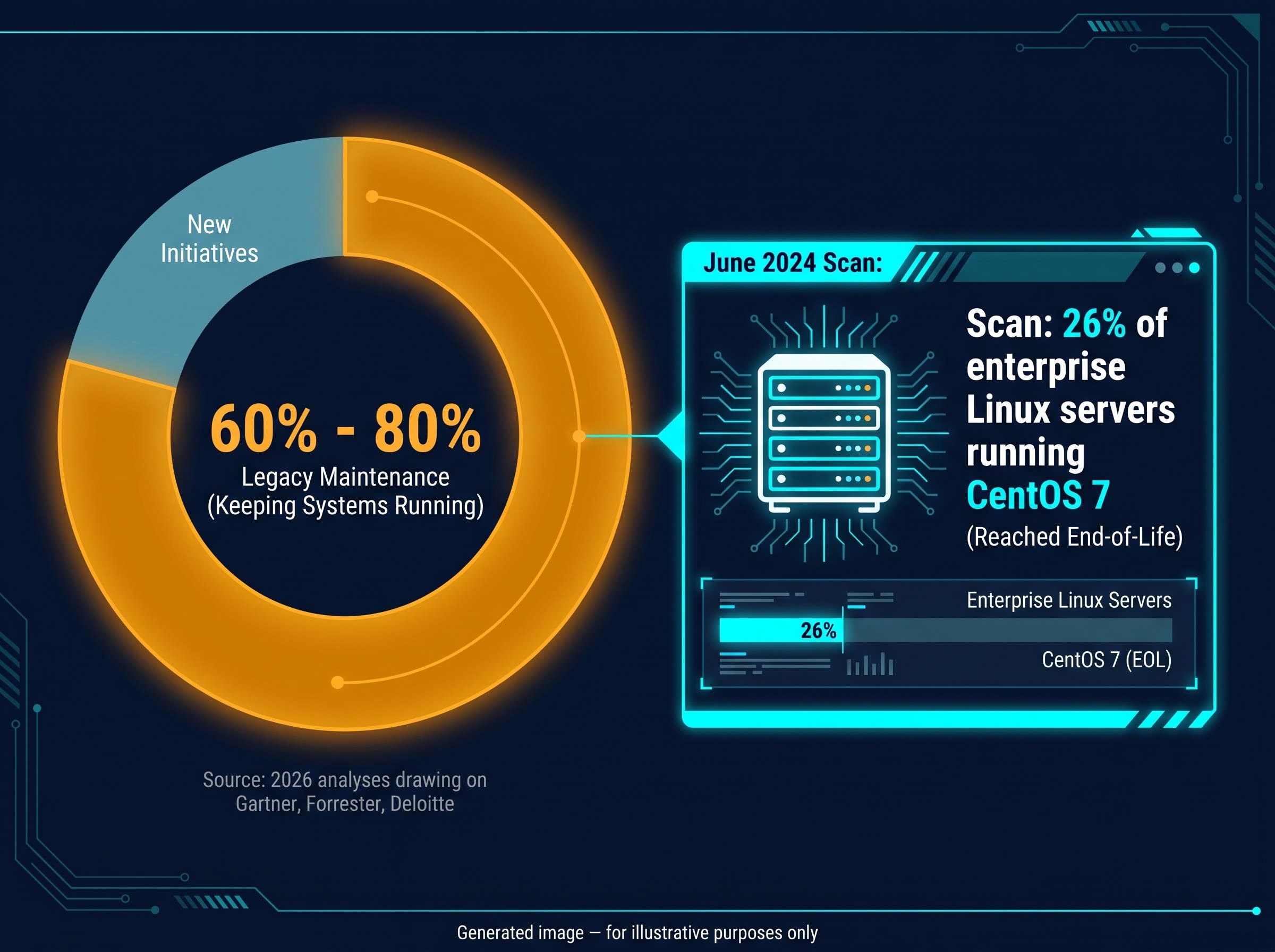 The Hidden IT Burden: Maintenance vs. Innovation
