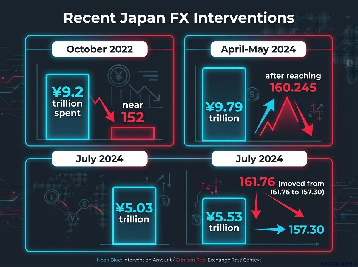 History of Japan's Recent FX Interventions