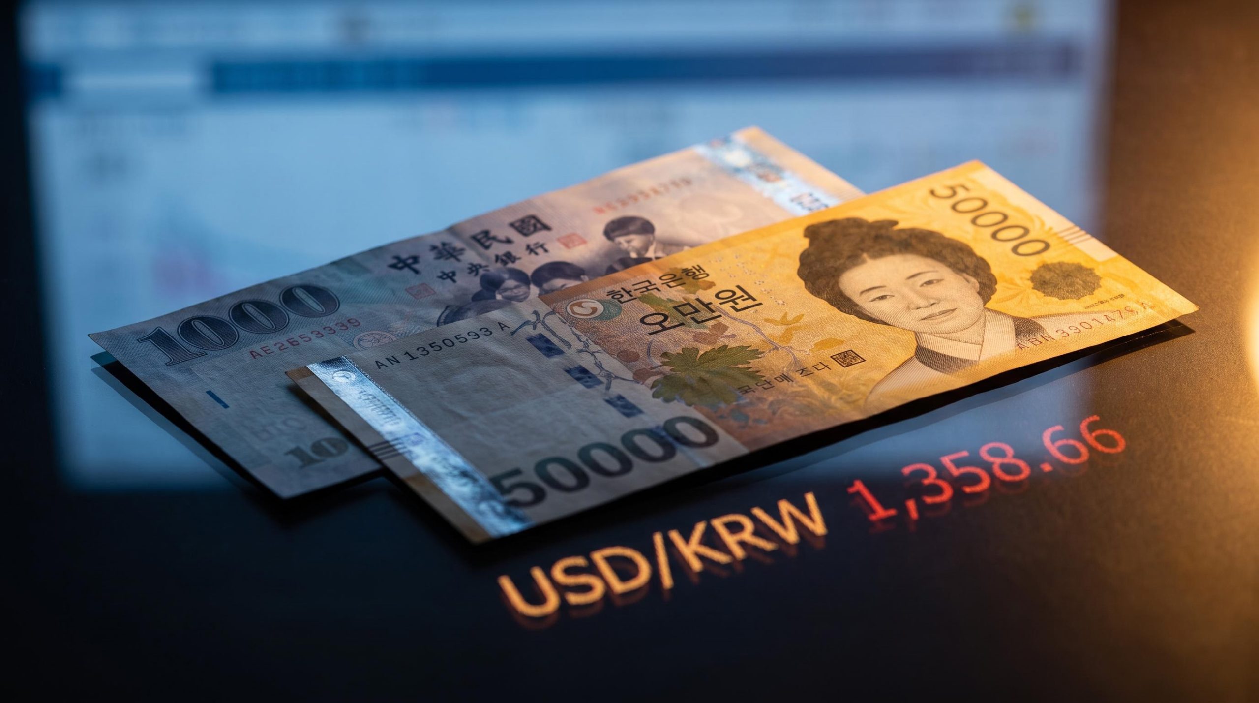 Korean Won and New Taiwan Dollar notes under analytical light as AI impact on Asian currencies diverges from spot prices