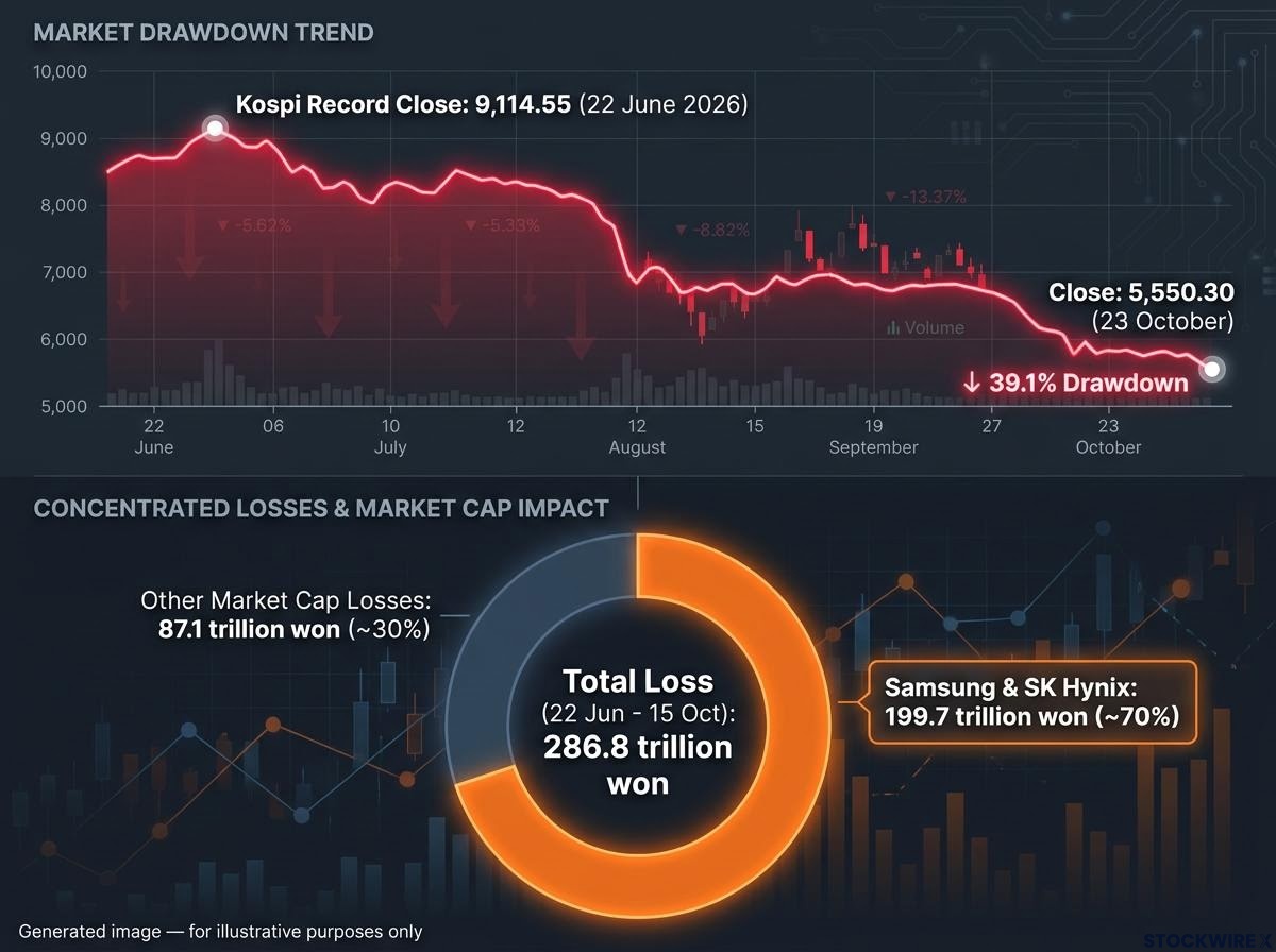 Kospi's AI-Driven Peak and 39% Drawdown