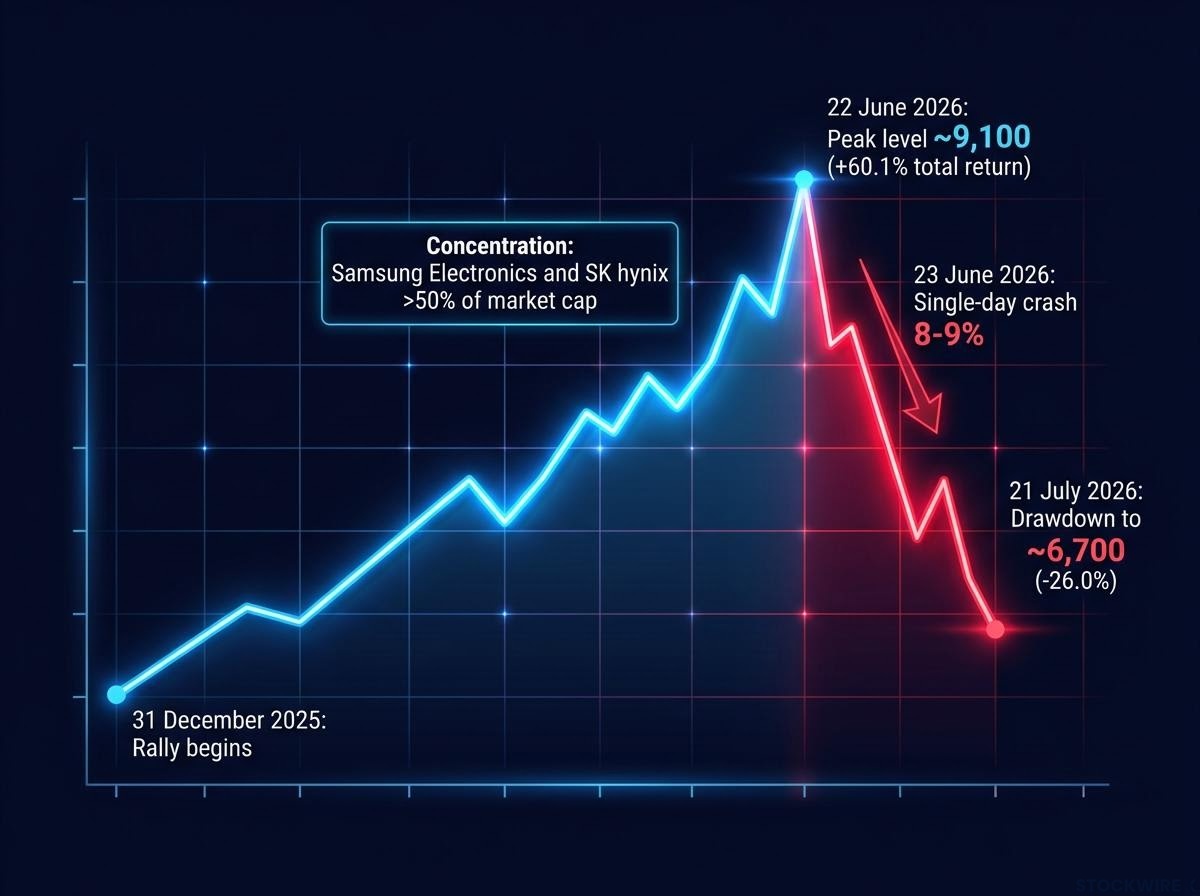 KOSPI Rally and Crash: By the Numbers