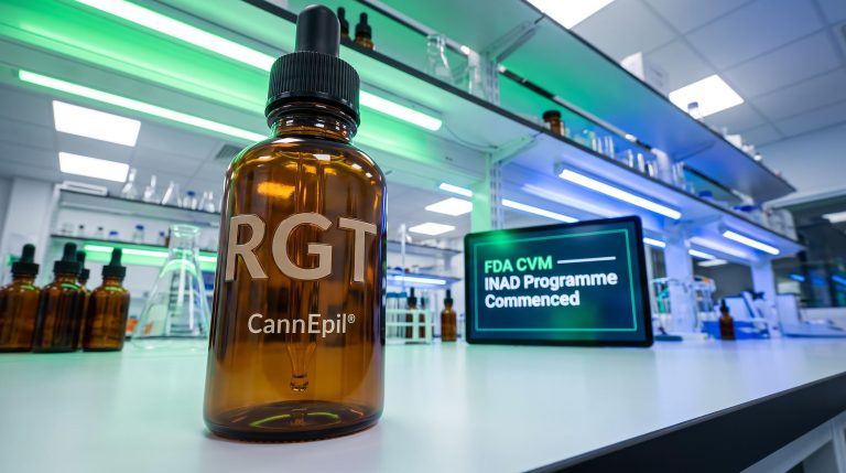 CannEpil RGT bottle in lab