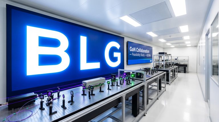 Lab with equipment and signs