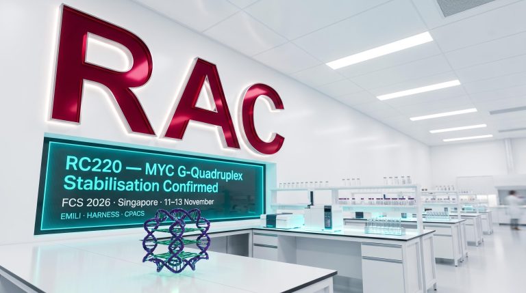 Laboratory with DNA model