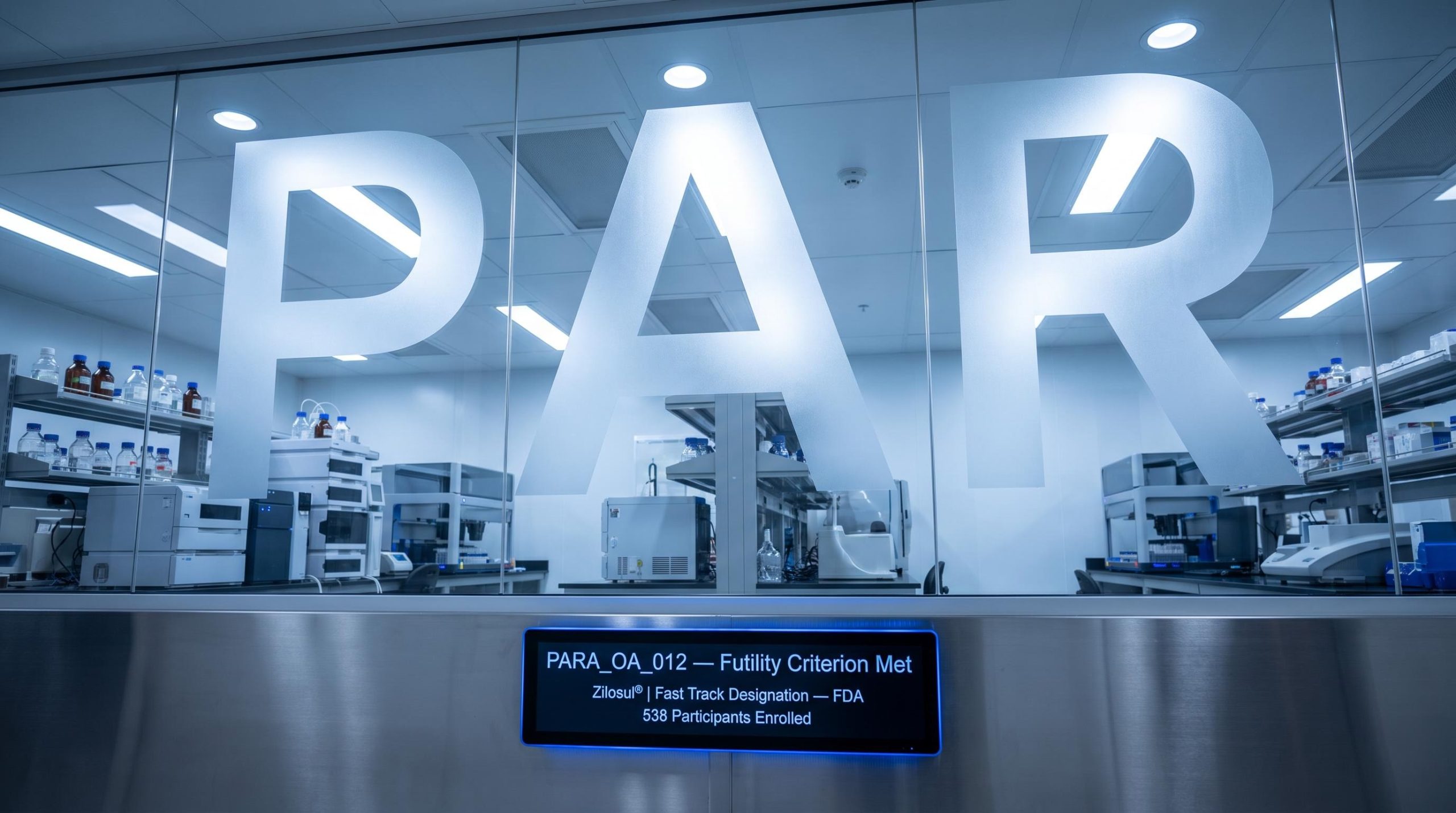 Laboratory with glass walls