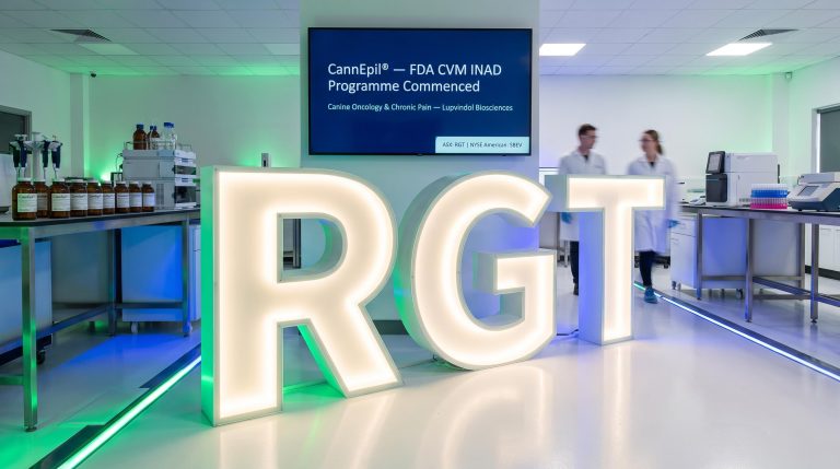 Laboratory with large RGT letters